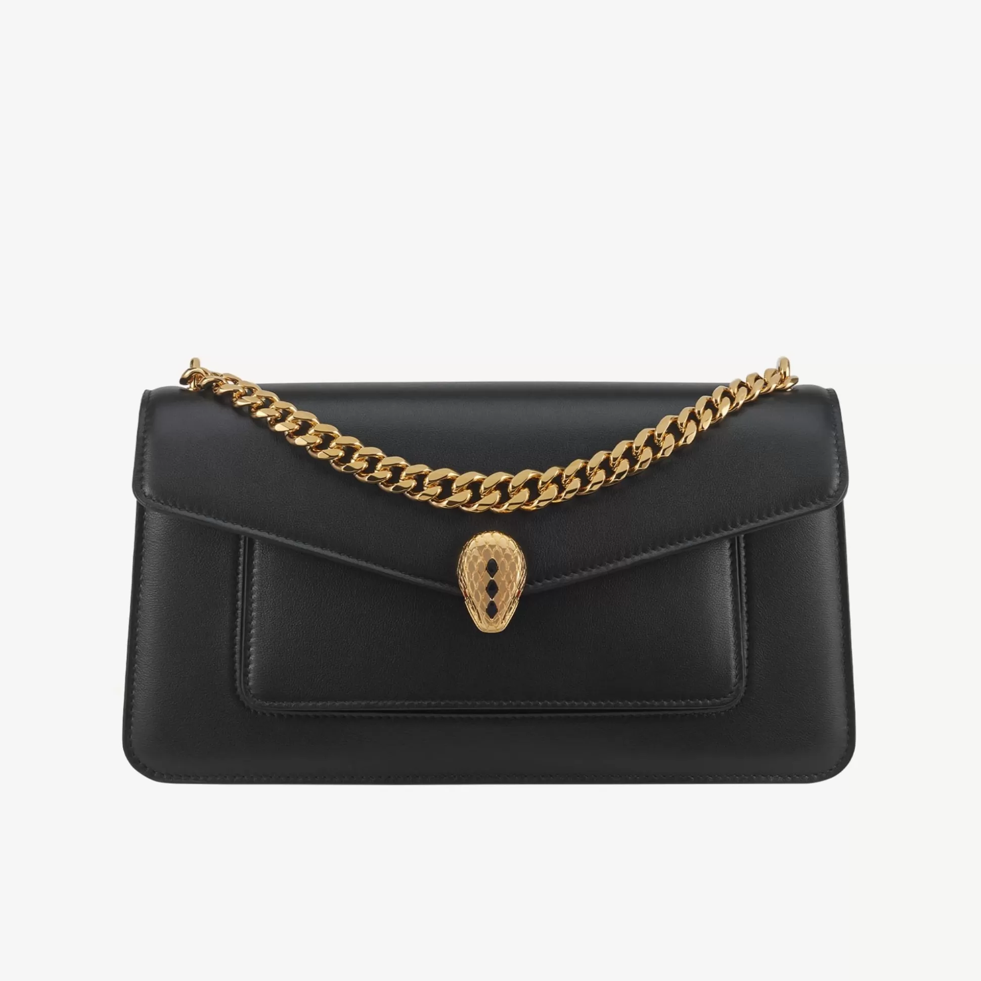 Fashion BVLGARI Serpenti East-West Maxi Chain Shoulder Bag