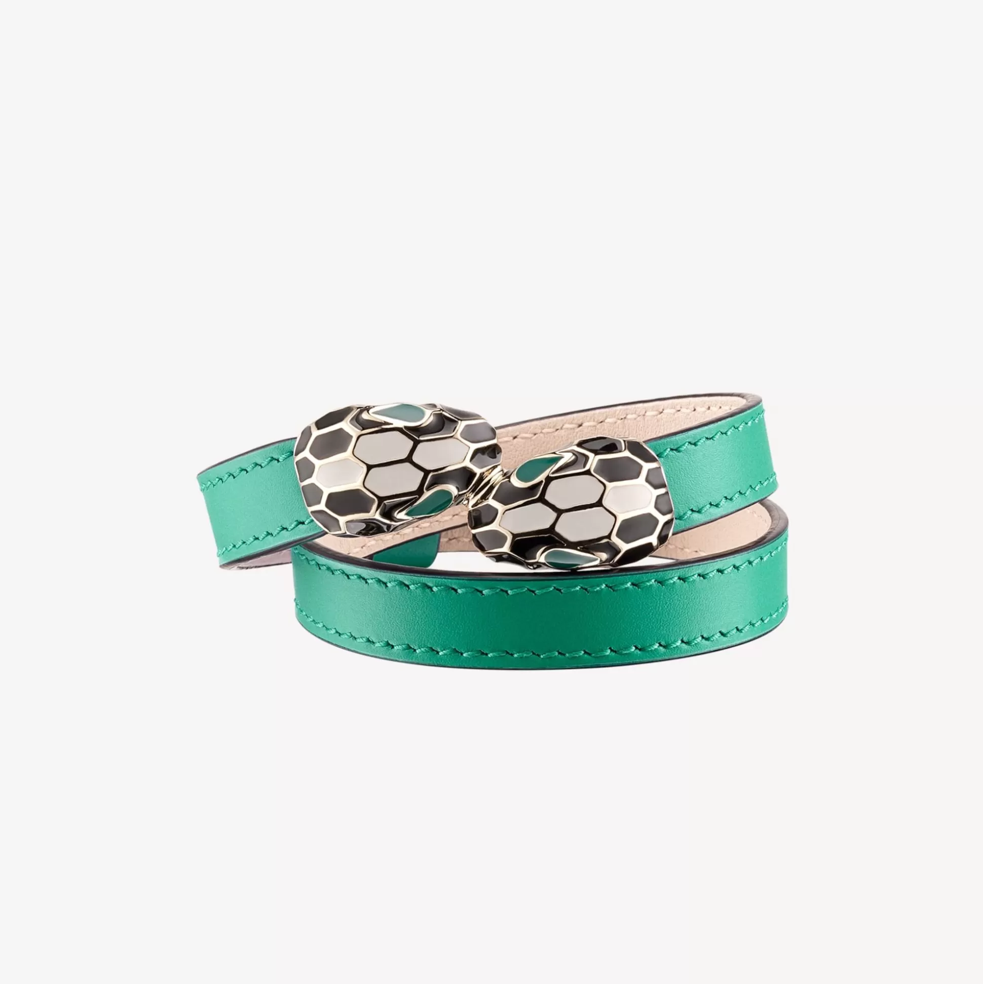 Sale BVLGARI Serpenti Forever Leather Bracelet