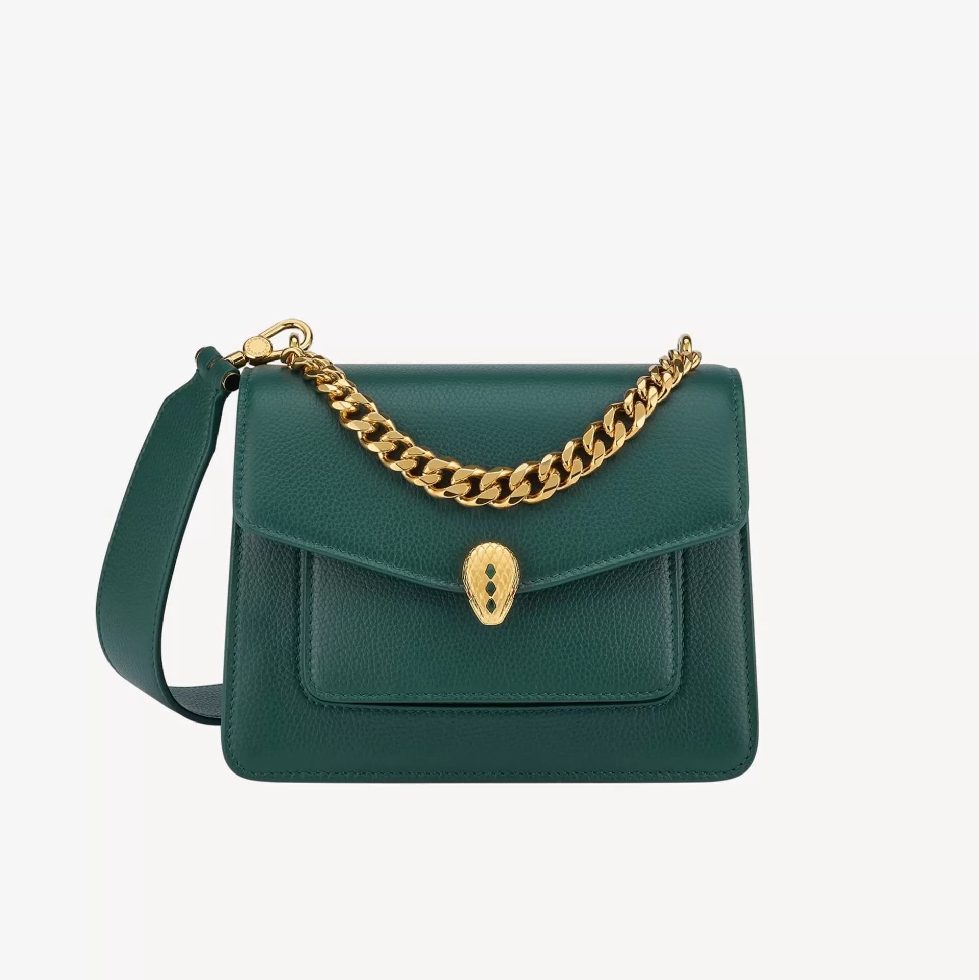 Clearance BVLGARI Serpenti Forever Maxi Chain Crossbody Bag