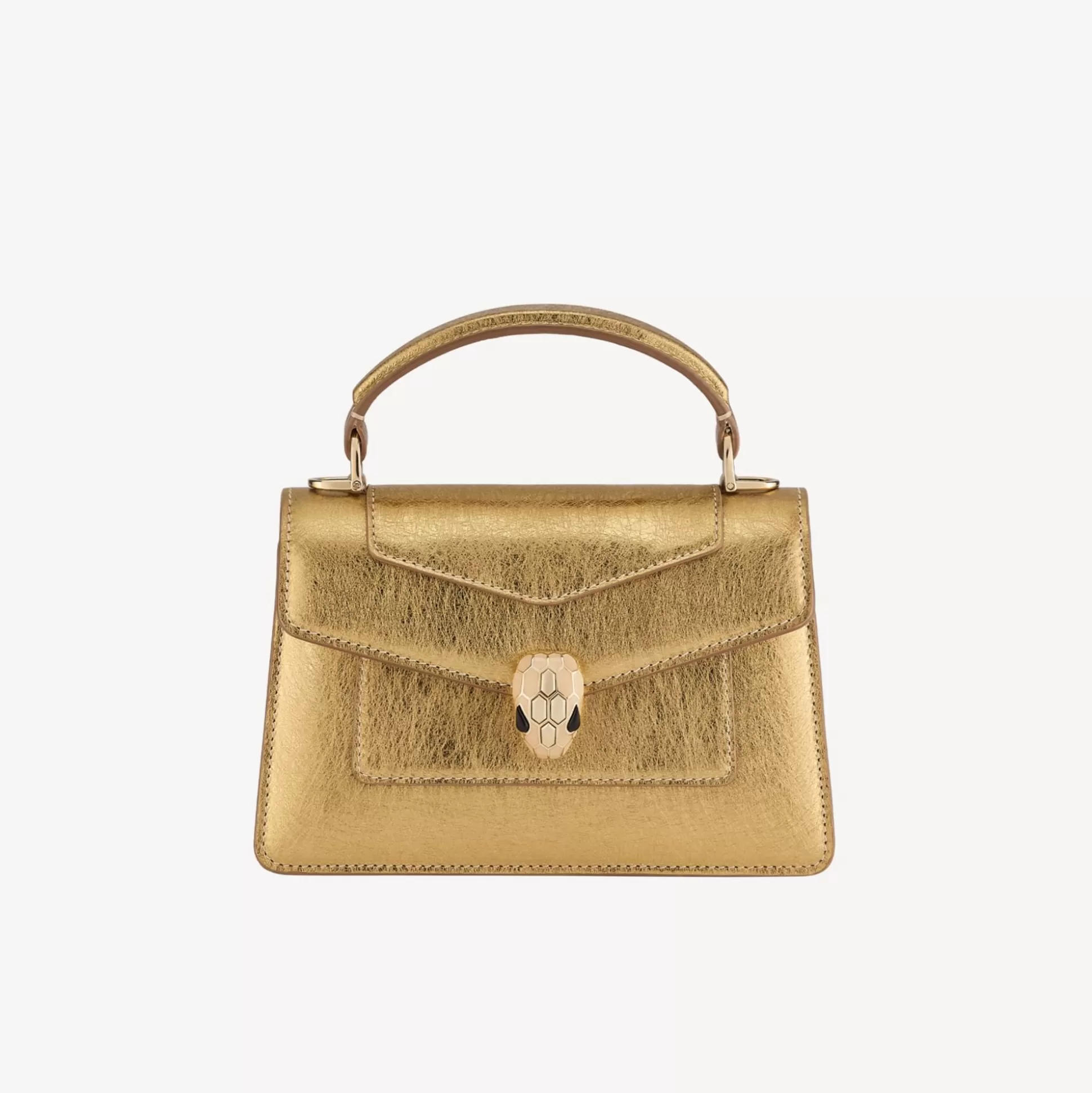 Shop BVLGARI Serpenti Forever Mini Top Handle Bag