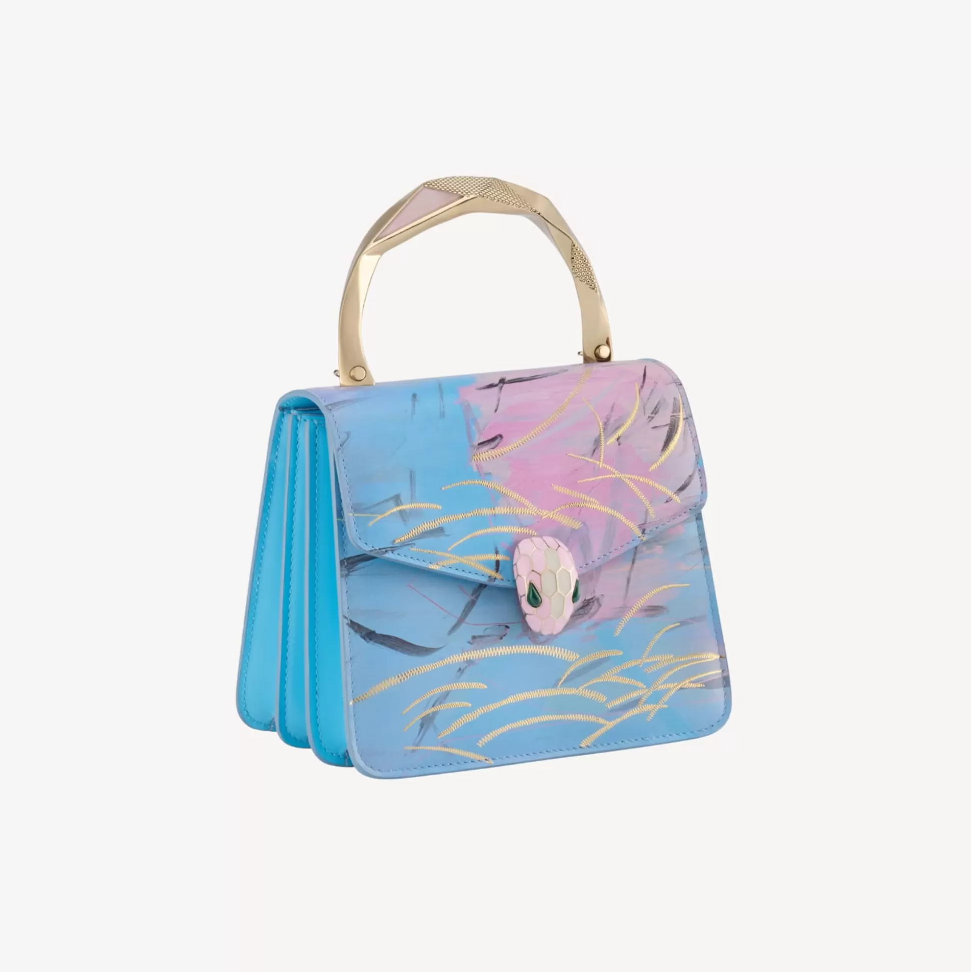 Discount BVLGARI Serpenti Forever Ocean Top Handle