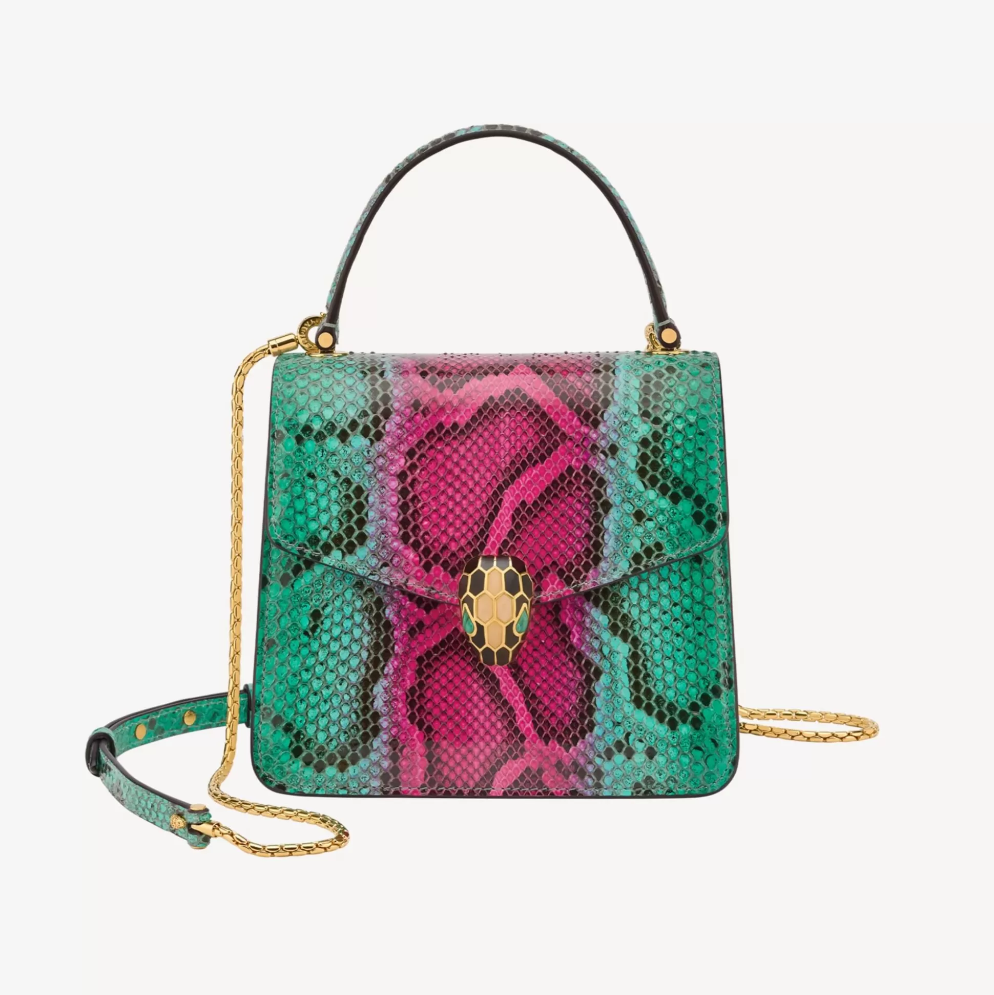 Shop BVLGARI Serpenti Forever Top Handle