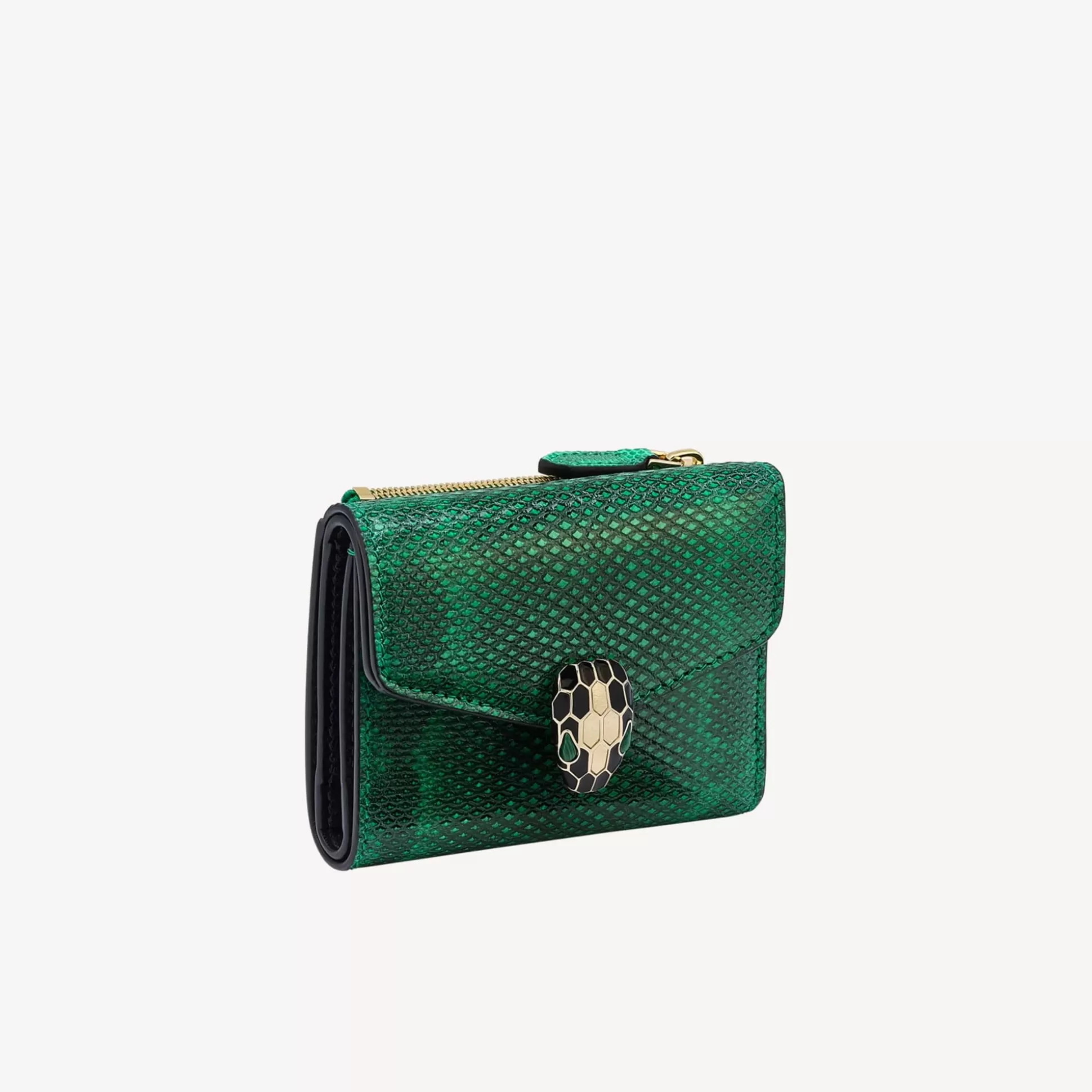 Clearance BVLGARI Serpenti Forever Trifold Wallet