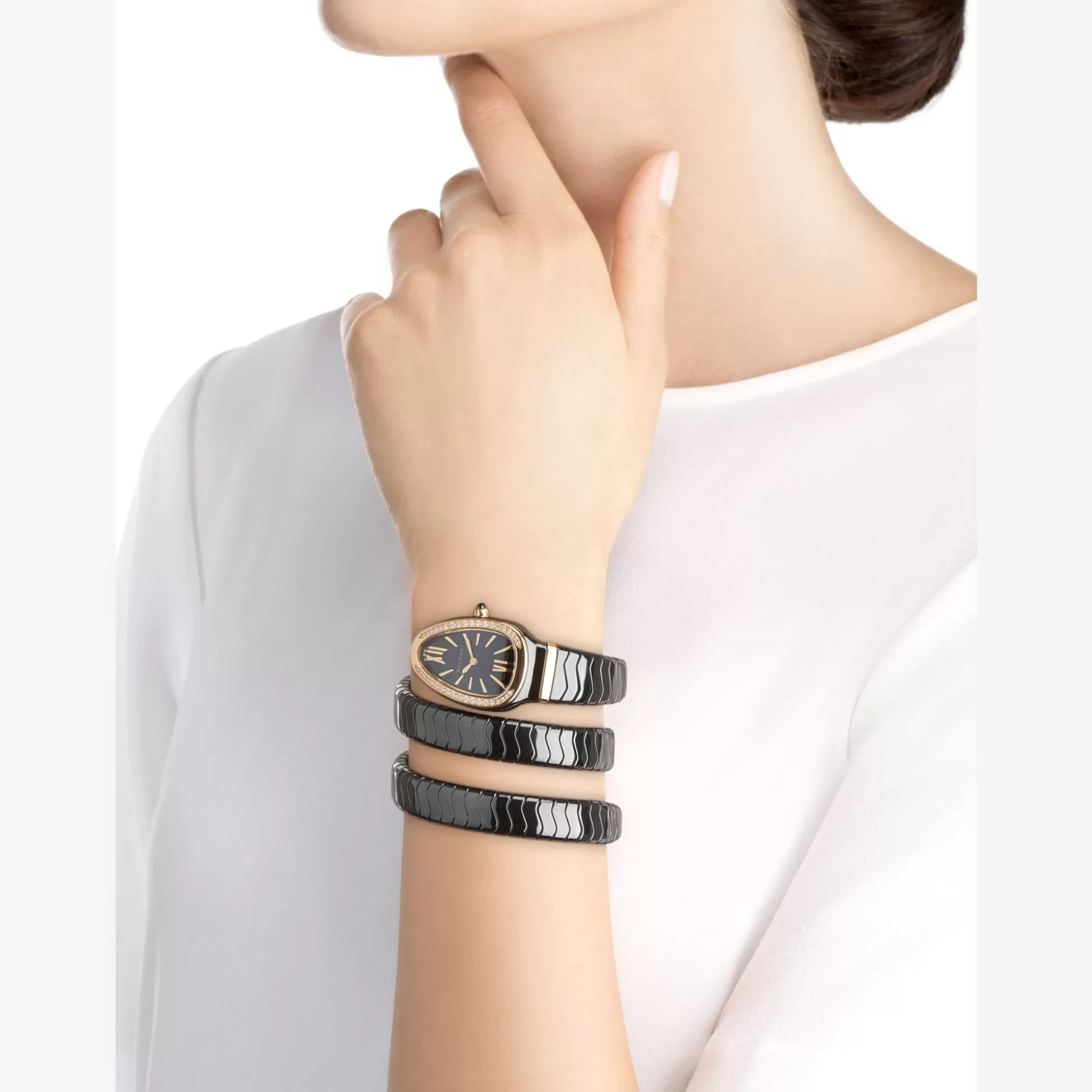 Hot BVLGARI Serpenti Spiga Watch